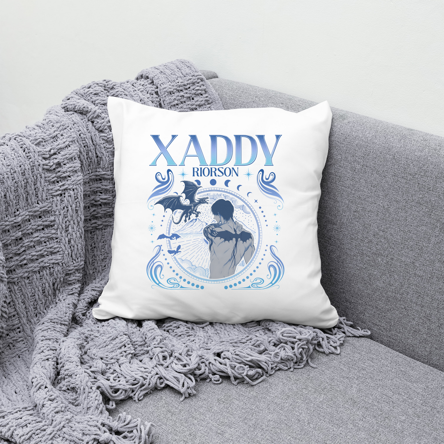 Fourth Wing “Xaddy” pillow