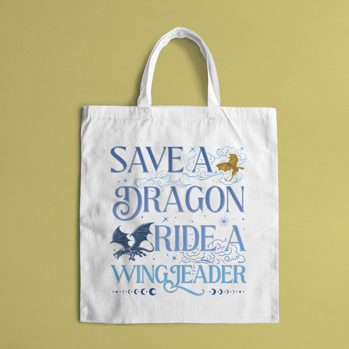 Fourth Wing “Save a dragon” bag