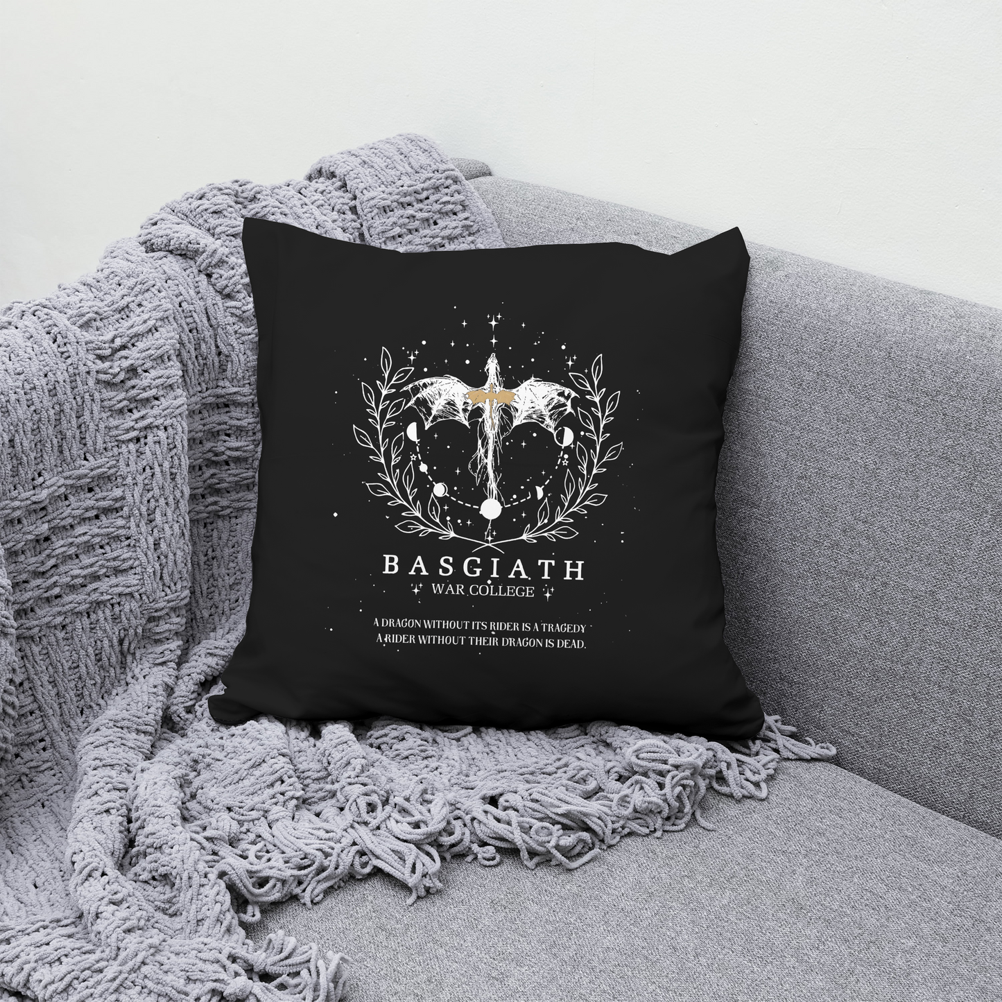 Fourth Wing pillow